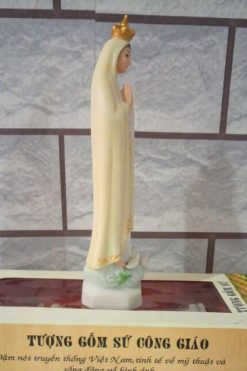 Đức Mẹ Fatima Gốm Sứ 15cm (3)