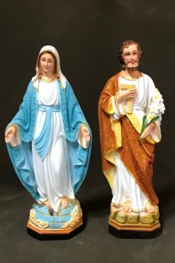 Tượng Mẹ Ban ơn Và Thánh Giuse 30cm