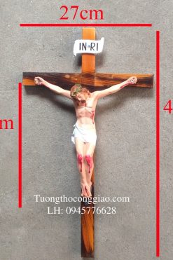 Tượng Chúa Chịu Nạn 25cm, Thánh Giá 47cm 04