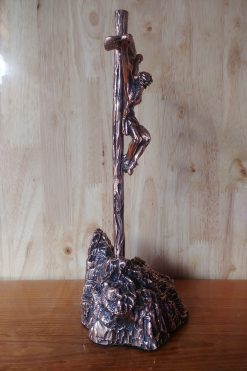 Tượng Chúa Chịu Nạn Màu Xi đồng Cao 25cm (3)