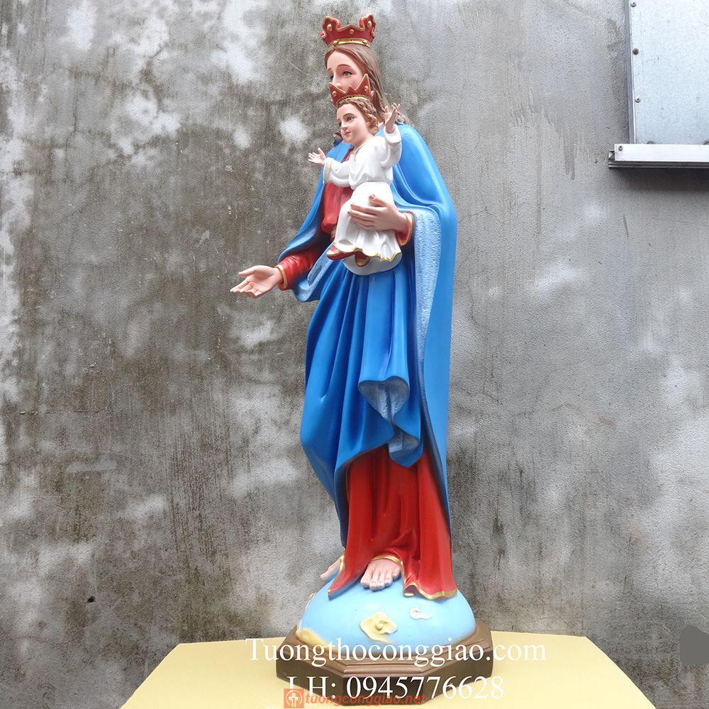 Tượng Đức Mẹ Phù Hộ 100cm (1)
