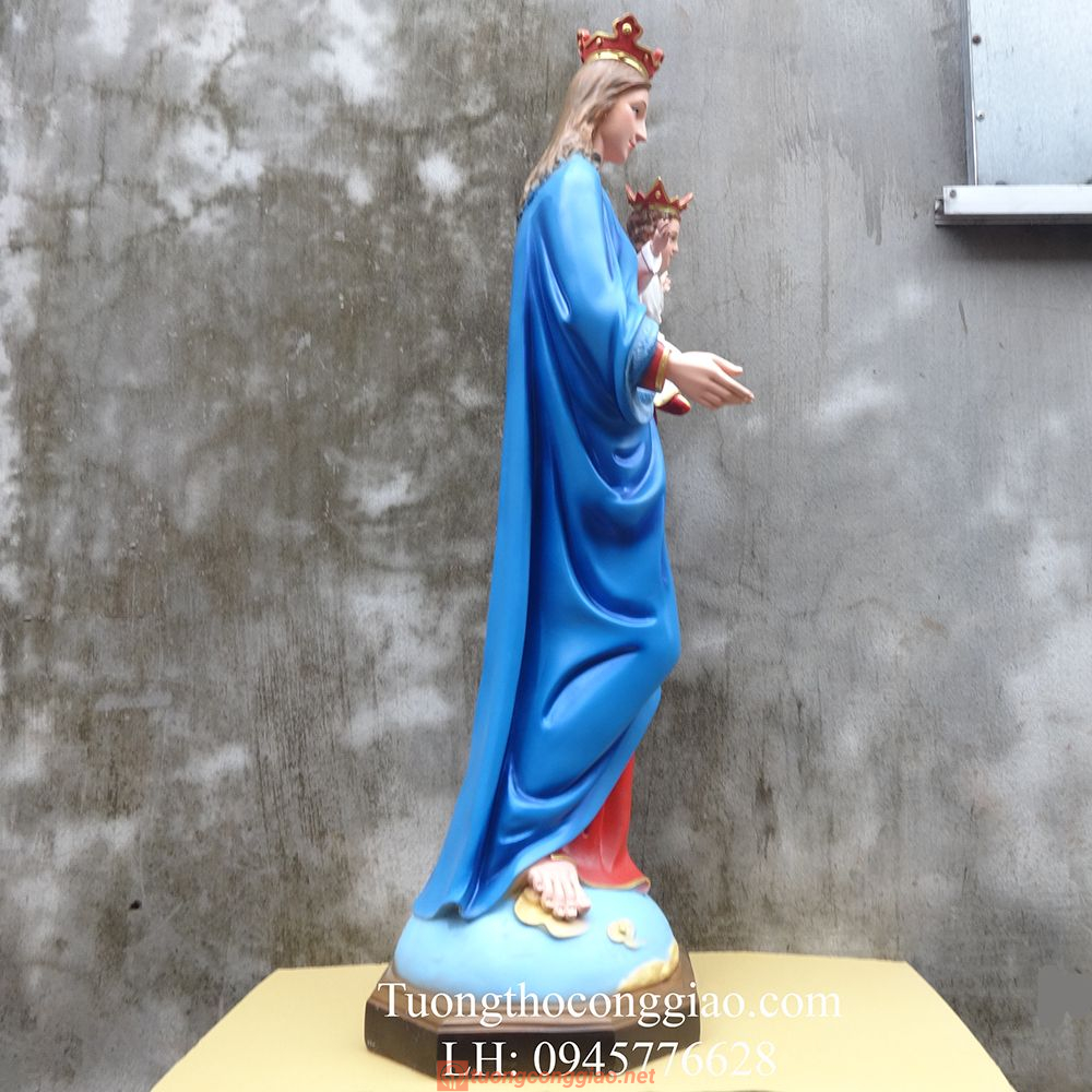 Tượng Đức Mẹ Phù Hộ 100cm (4)