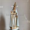Tượng đức Mẹ Fatima Cao 70cm Chất Liệu Gỗ Dổi Sơn Dầu